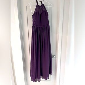 Azazie Bridesmaid dress- purple